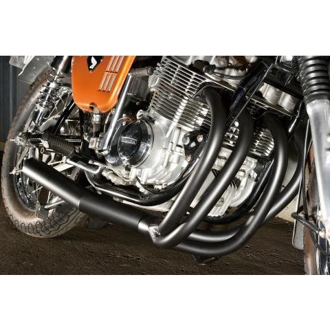 MRS ハンドメイドショート管 HONDA CB750Four K0-K6 ブラック