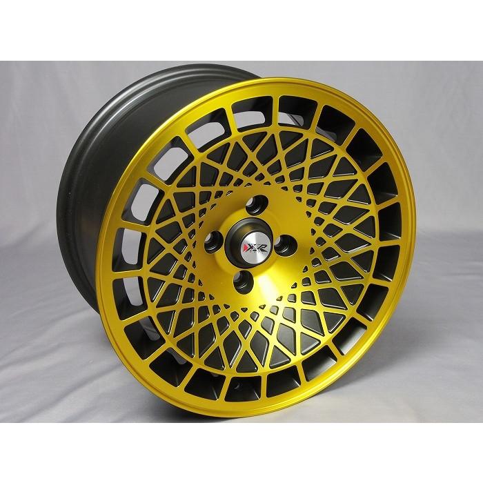 XXR714 15インチホイール 8.0J INSET+25 フラットブラック＆フラット