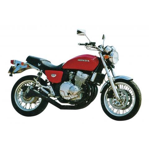 MRS ショート管マフラー HONDA CB400Four/NEW('97〜) ブラック