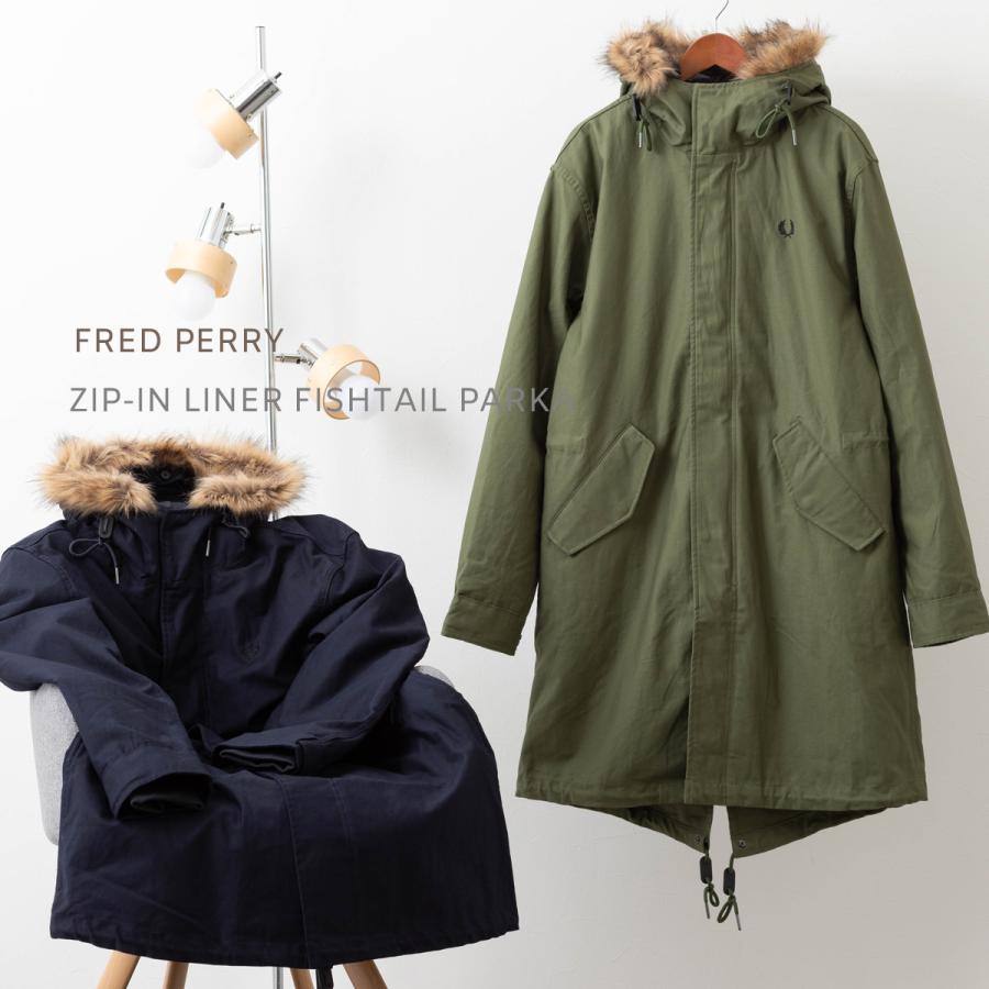 FRED PERRY（フレッドペリー） メンズ モッズコート フィッシュテール