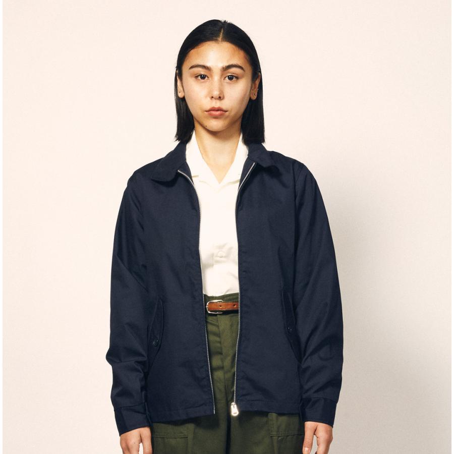 スウィングトップ ブルゾン 裏地付 ジップアップ ジャケット 無地 定番