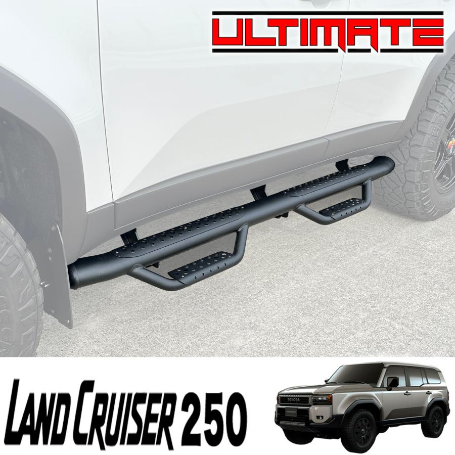 ULTIMATE製 (アルティメイト) ブラックサイドステップ ナーフステップ