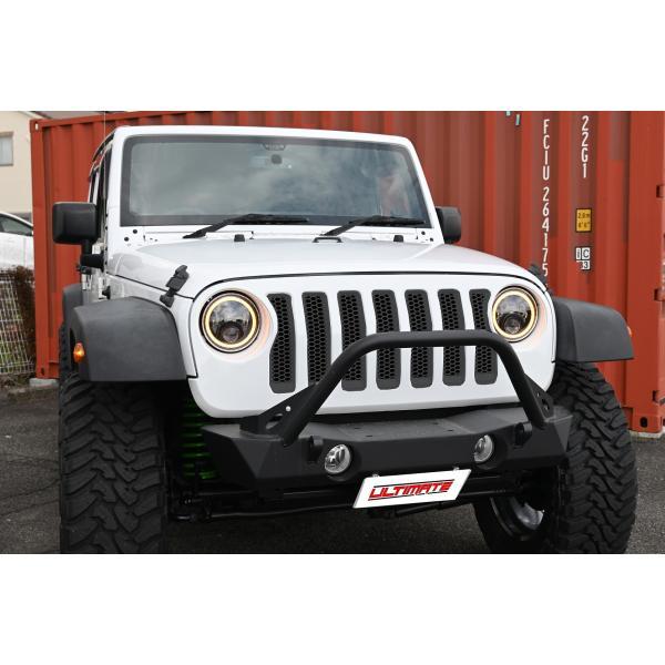 JLルック フロントグリル 07-18y ジープ JKラングラー用 JL仕様 JL