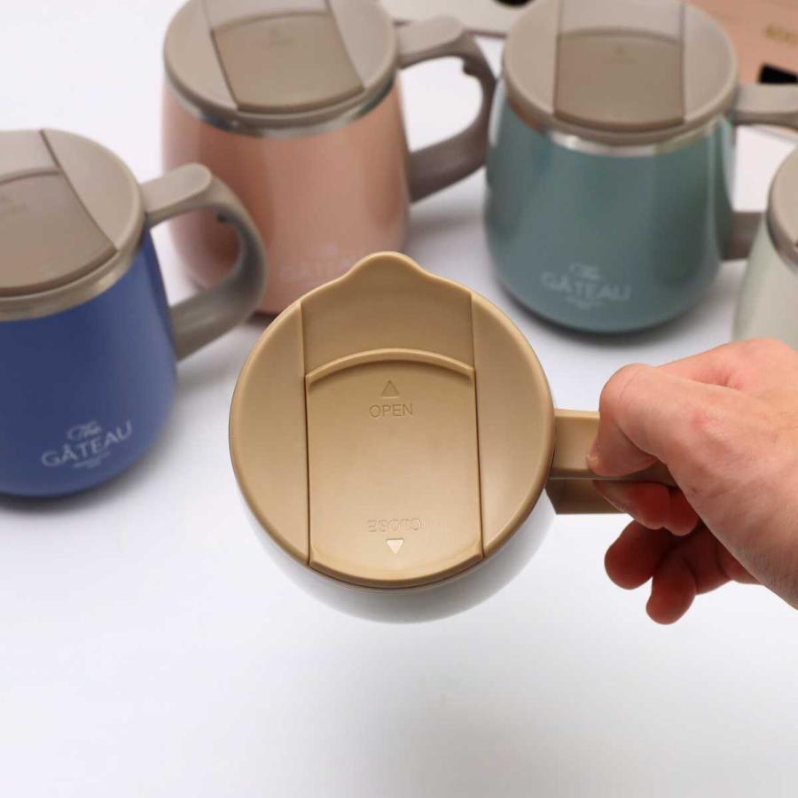 サブヒロモリ ステンレス マグカップ 真空 蓋 付き ガトー ステンレス