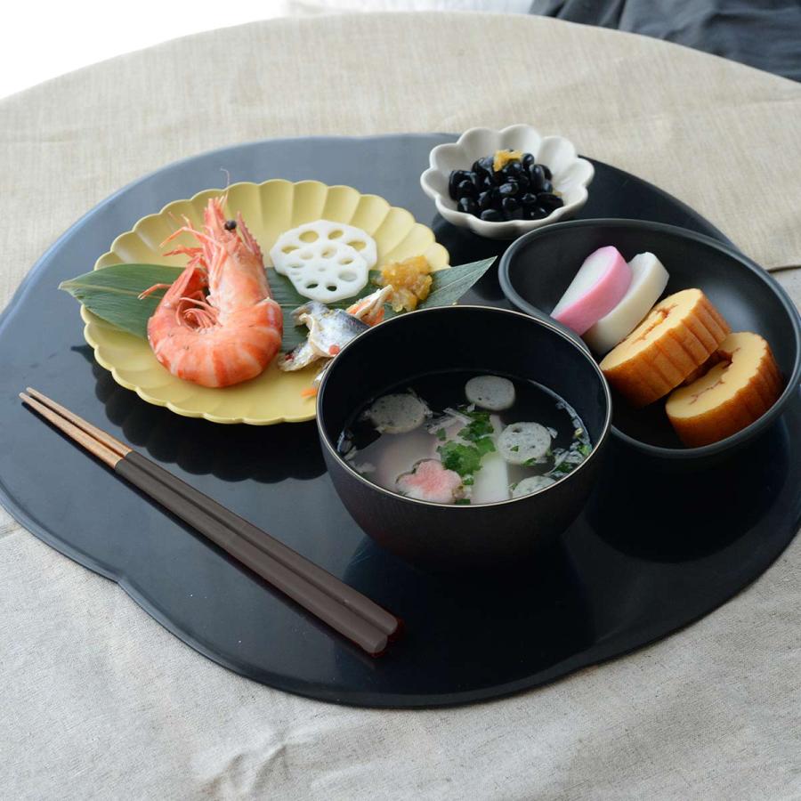 サブヒロモリ わだんむすび 抗菌 福梅盆 W37.5×D34×H0.3cm トレー 大