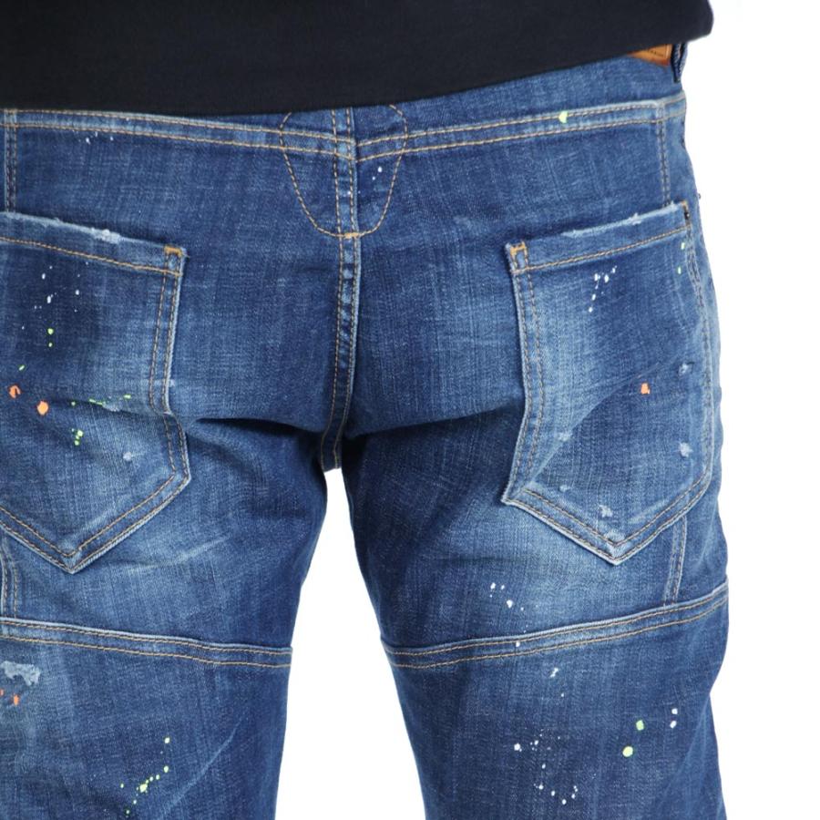 DSQUARED2（ディースクエアード） メンズ デニムパンツ TIDY BIKER