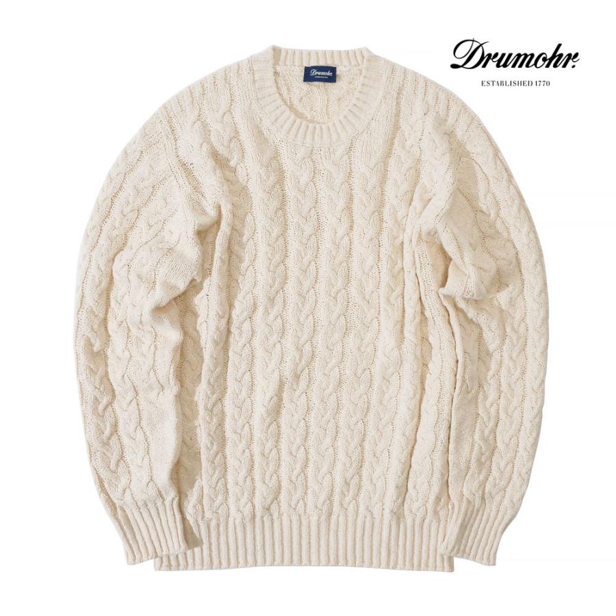 DRUMOHR（ドルモア） メンズ ロロピアーナ アラン セーター ニット
