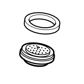 Panasonic（パナソニック） 水栓金具 泡沫器 パッキン付き SE02FPBNA02