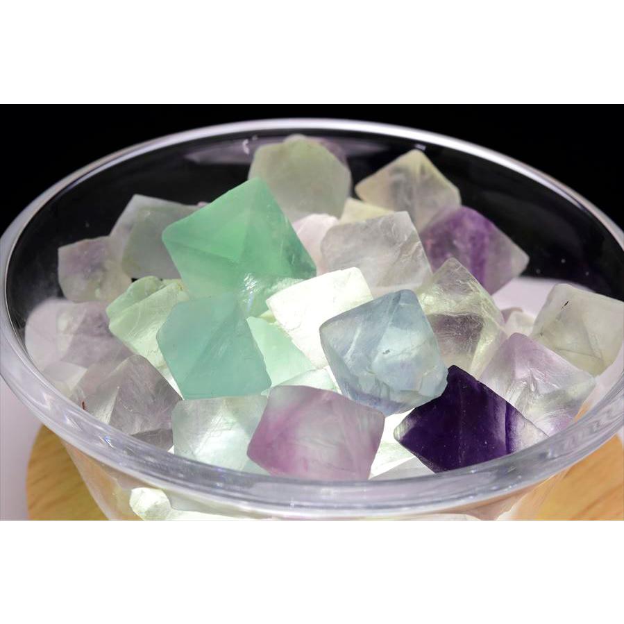 フローライト (たっぷり約1kg) 八面体 原石 詰め合わせ アソート