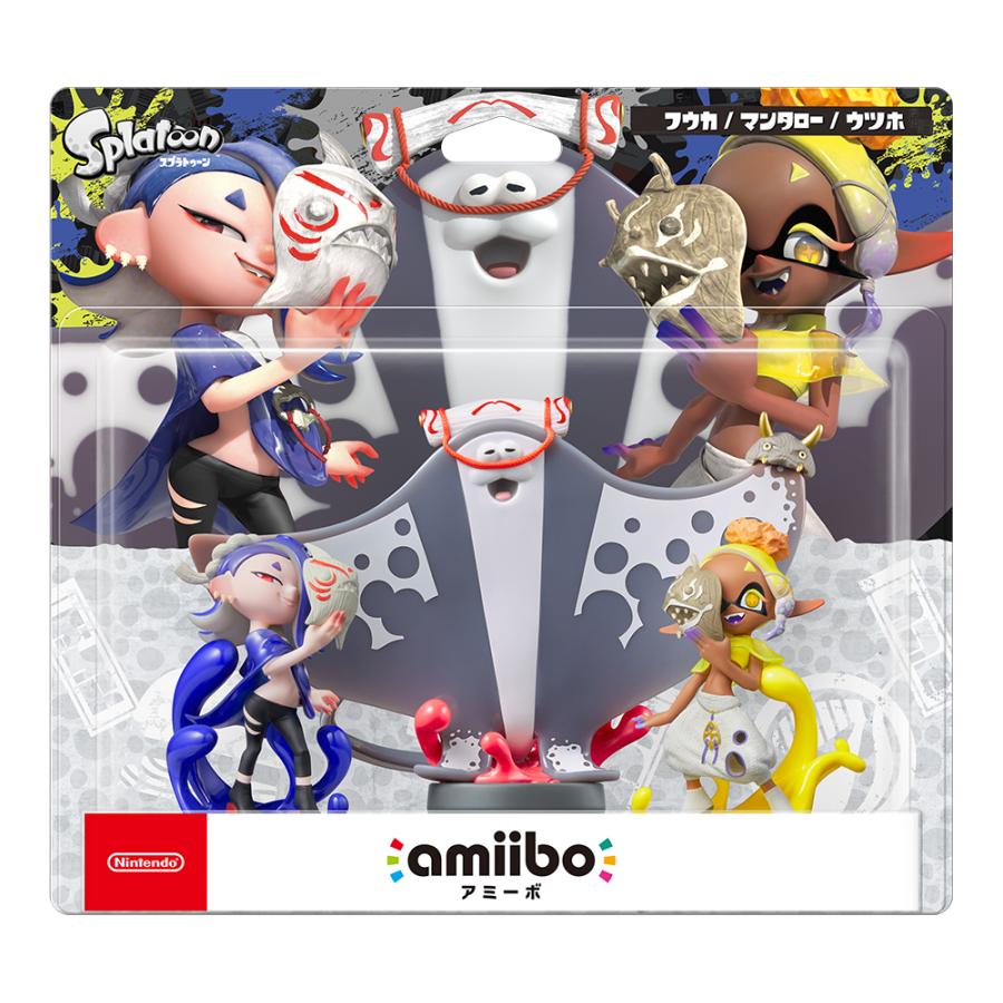 amiibo 【パッケージ角つぶれあり】amiibo すりみ連合セット[フウカ