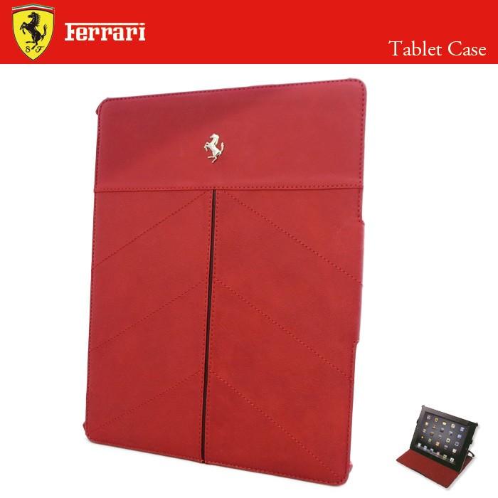 Ferrari iPad専用スタンドにもなる本革ケース フェラーリ公式
