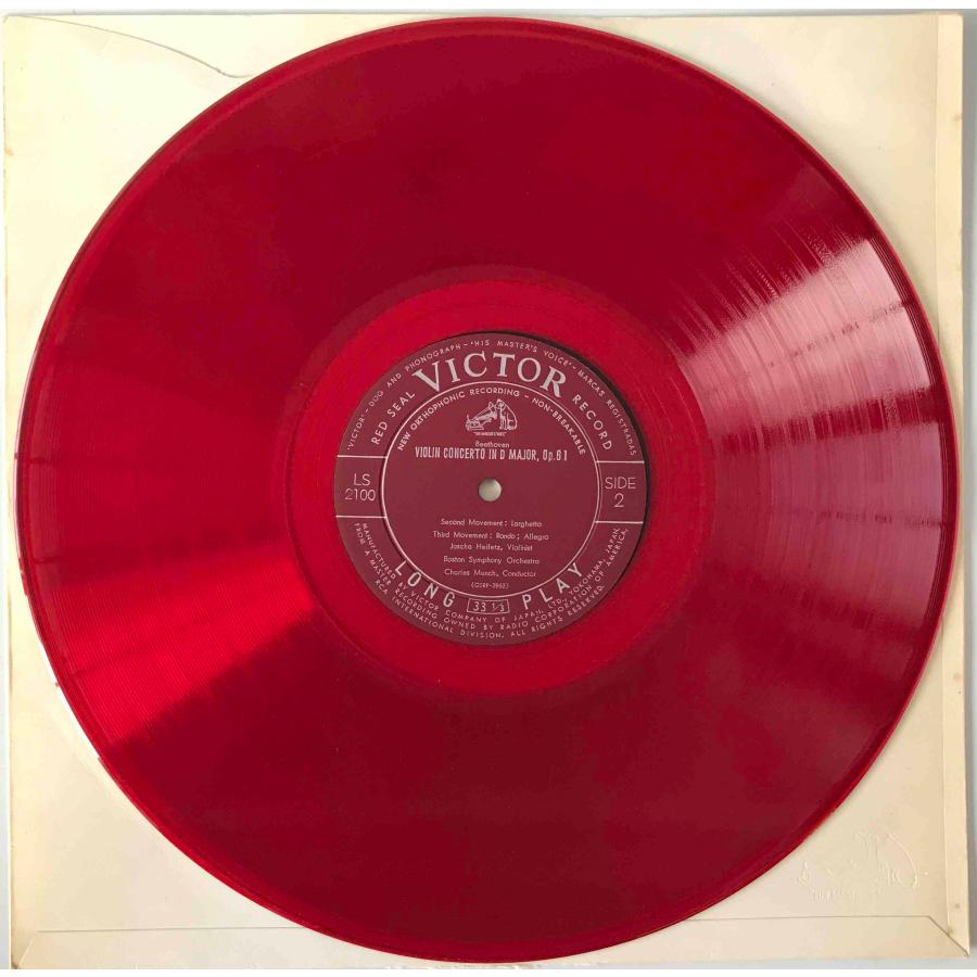 レコード BEETHOVEN : VIOLIN CONCERTO IN D MAJOR, OP61 LS 2100