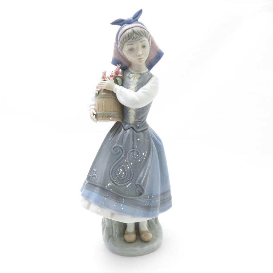 LLADRO（リヤドロ） 難有 1416 大事な花かご フィギュリン フラワー