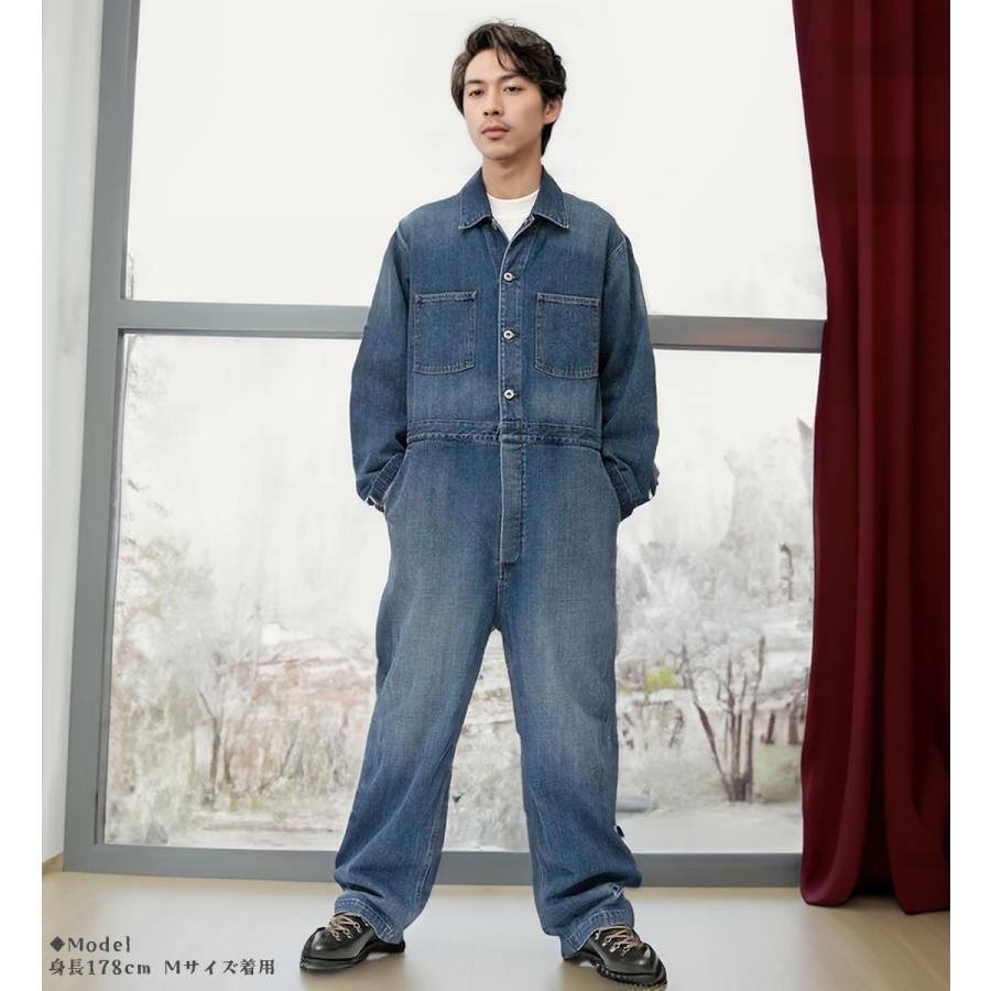 Johnbull（ジョンブル） メンズ 12.5オンスデニムオールインワン