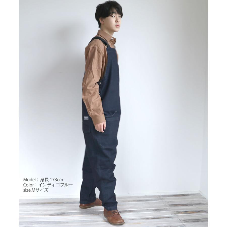 Johnbull（ジョンブル） ファーマーサロペット メンズ デニム ワーク