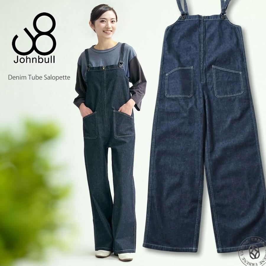 Johnbull（ジョンブル） レディース デニムチューブサロペット ワン