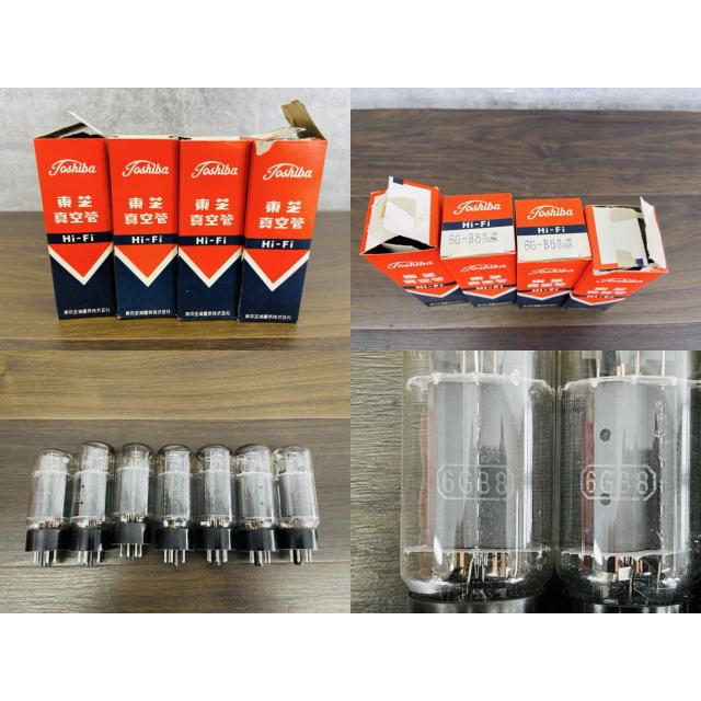 未チェック 東芝 真空管 6G-B8 7本セット TOSHIBA Hi-Fi 6GB8