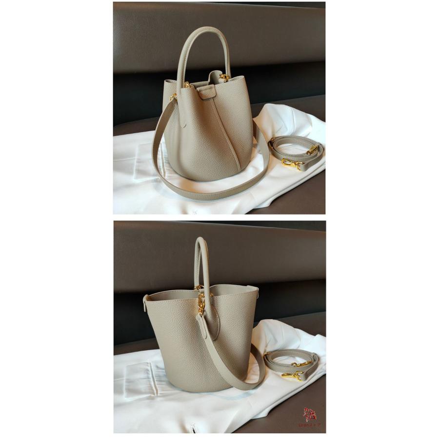 初売り 2025 バッグインバッグ付 本革 キューブバッグ キューブ型