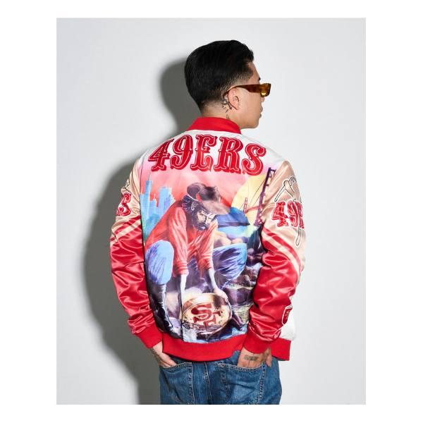 Chalk Line チョークライン NFL公式 アメフト メンズ スタジャン