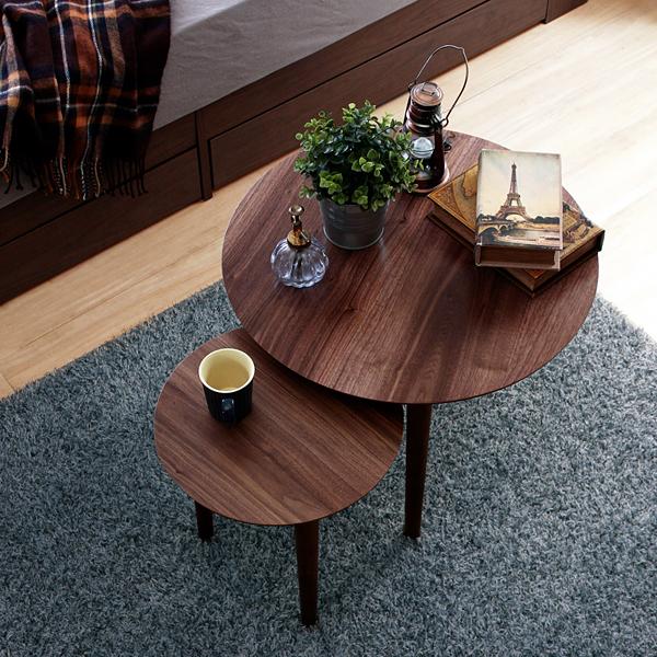 東谷 ネストテーブル ラウンドテーブル 円形テーブル 円型テーブル