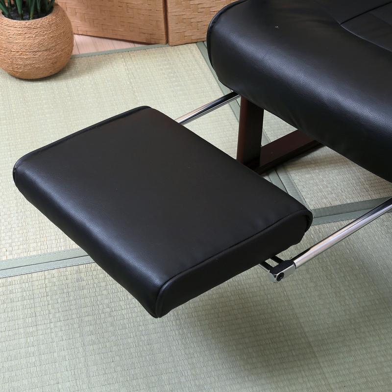 谷村実業 リクライニングチェア 一人用 折りたたみ 折り畳み 高座椅子