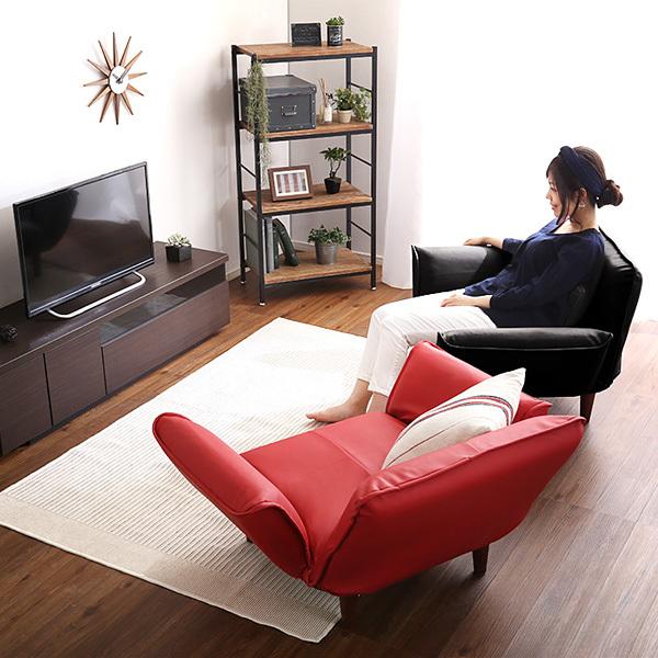 ソファ 1人掛け 合皮 おしゃれ ひじ掛け 肘付き ソファー 一人用 椅子