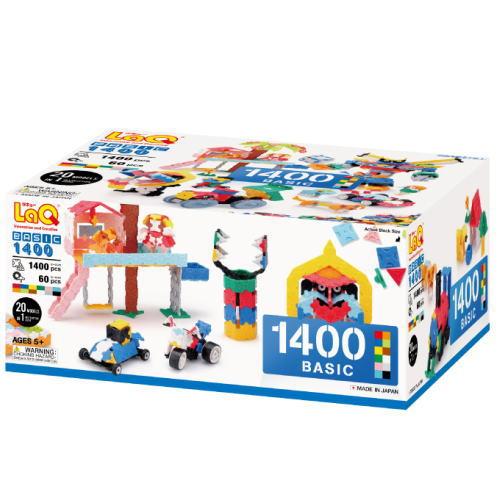 おまけつき LaQ ベーシック 1400 ラキュー 006394 ヨシリツ 立体