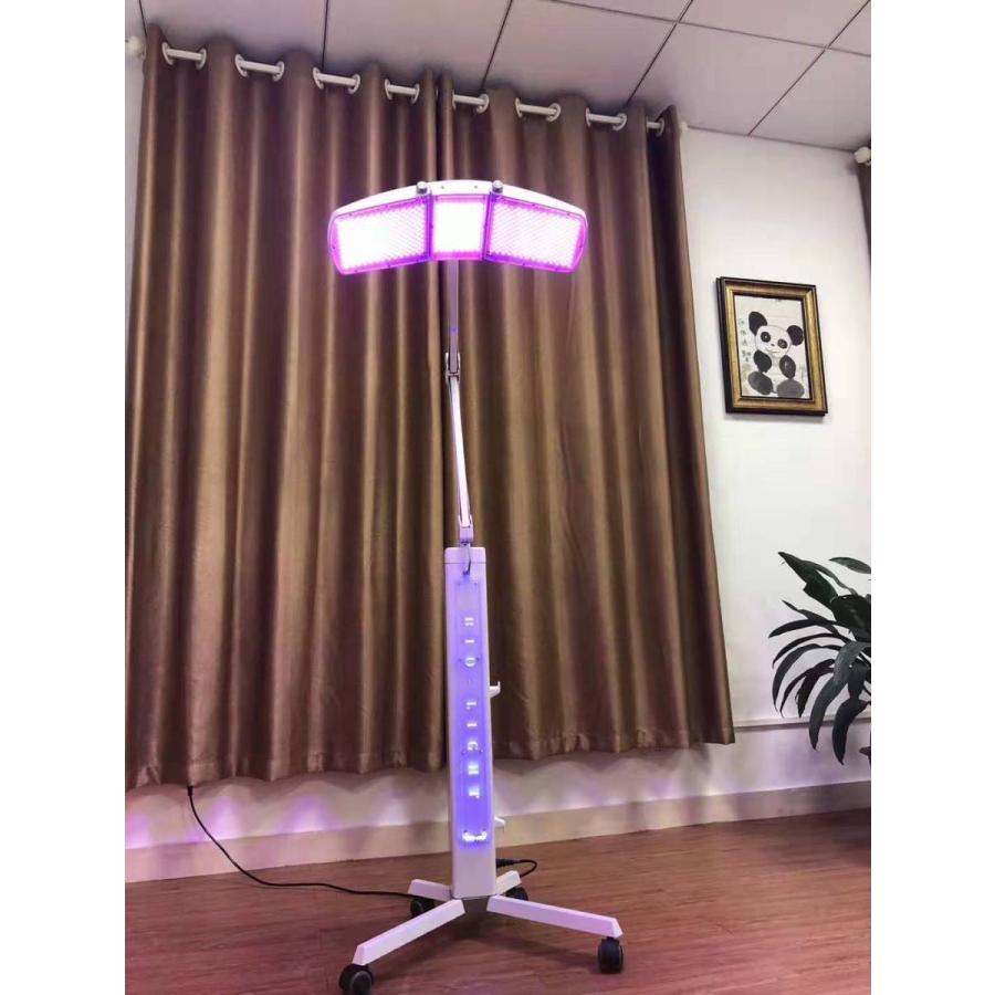 サロン業務用強力LED光美顔器4色コラーゲンマシンスタンド付 : usami