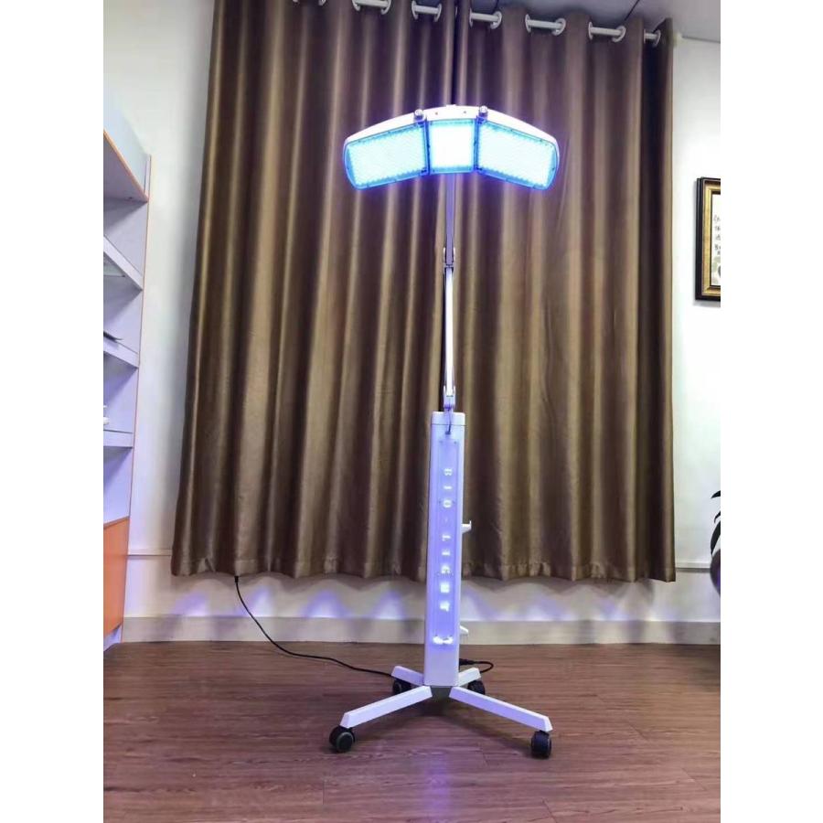 サロン業務用強力LED光美顔器4色コラーゲンマシンスタンド付 : usami