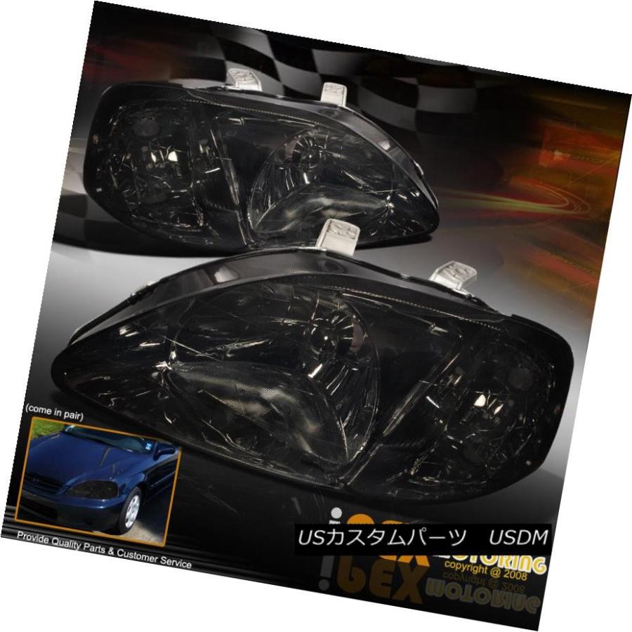 ヘッドライト 新1999-2000ホンダシビックEK EK9 JDMスタイルスモーク