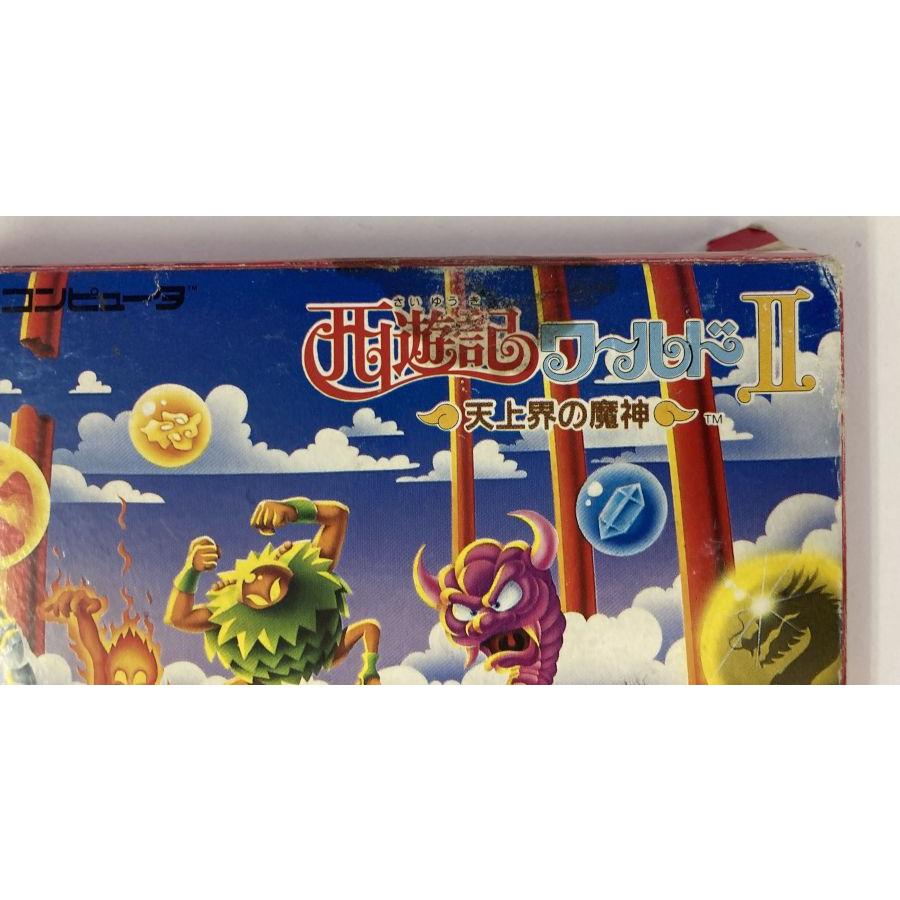 中古】FC 西遊記ワールド2 天上界の魔神＊ファミコンソフト(箱説付