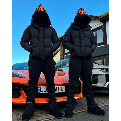 SYNA WORLD OG TRACKSUIT セットアップ 【BLACK x ORANGE