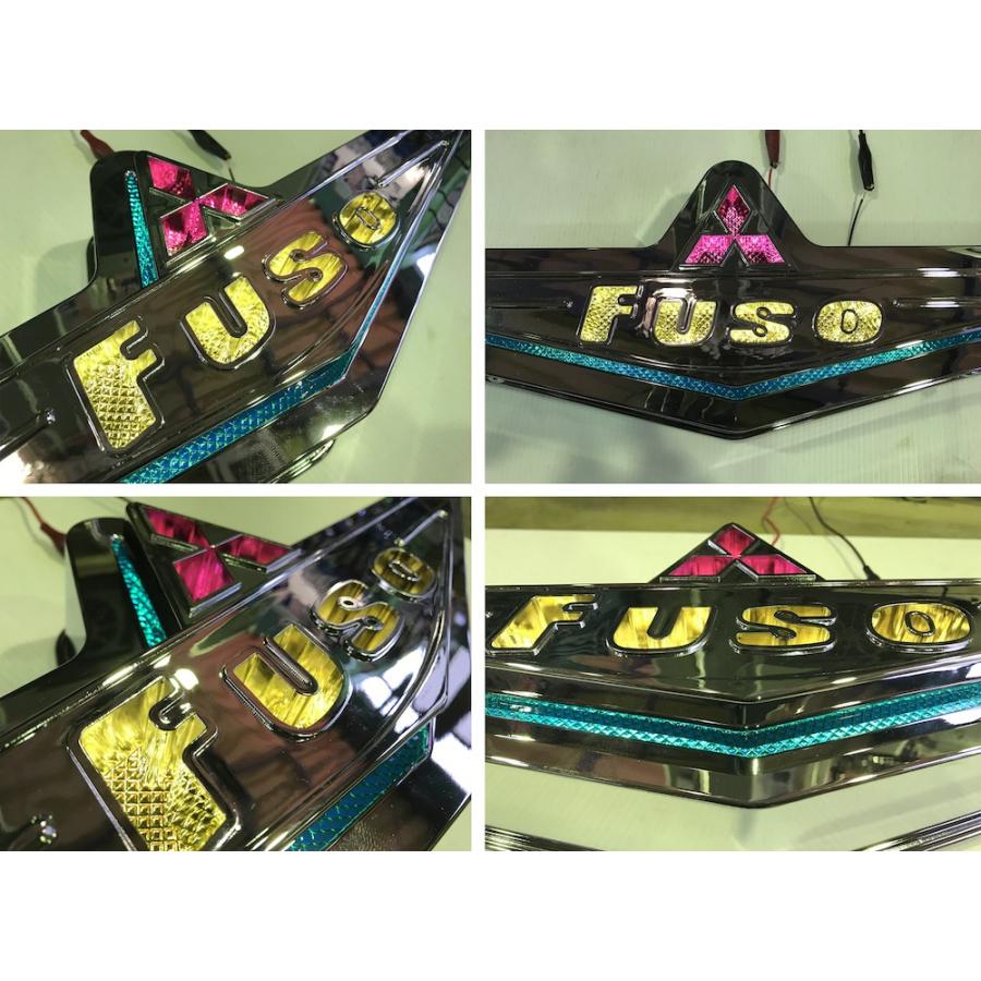 メッキFUSOバスマークアンドン（フソーバスマーク）小 : トラック