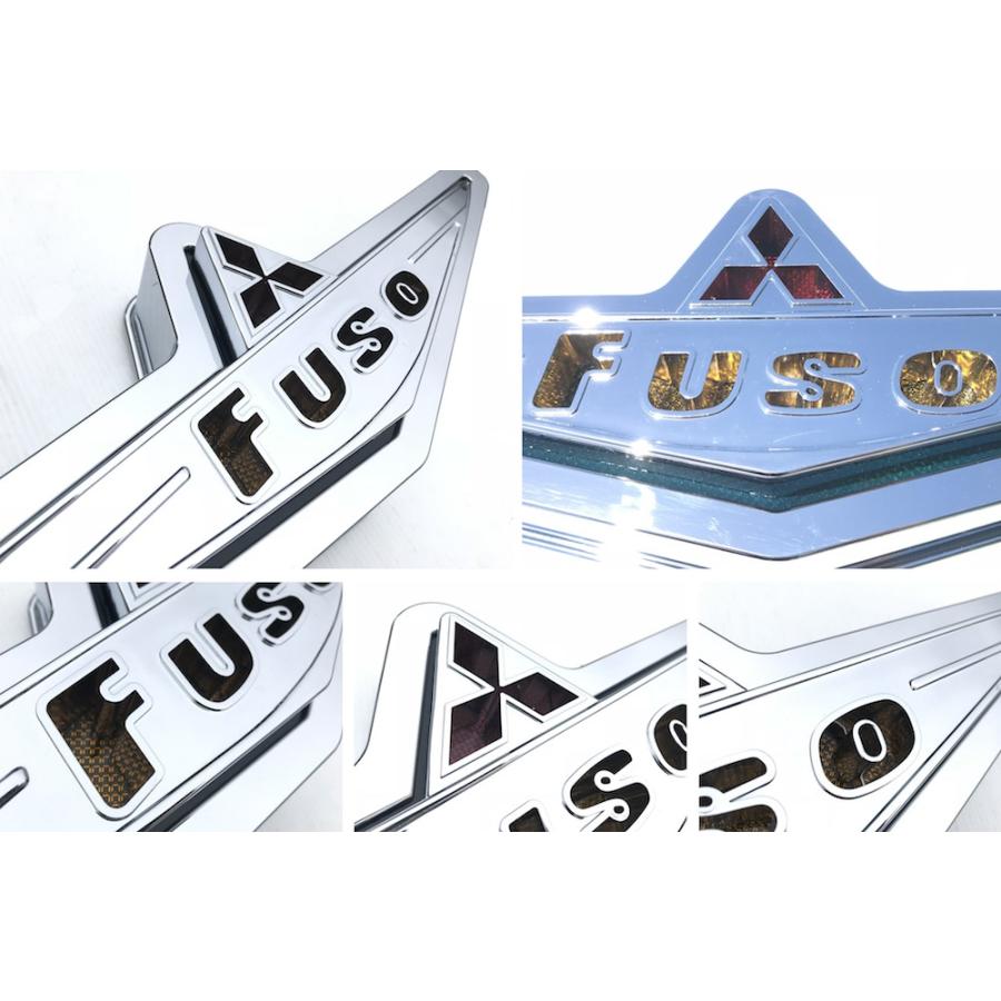 メッキFUSOバスマークアンドン（フソーバスマーク）大 : トラック