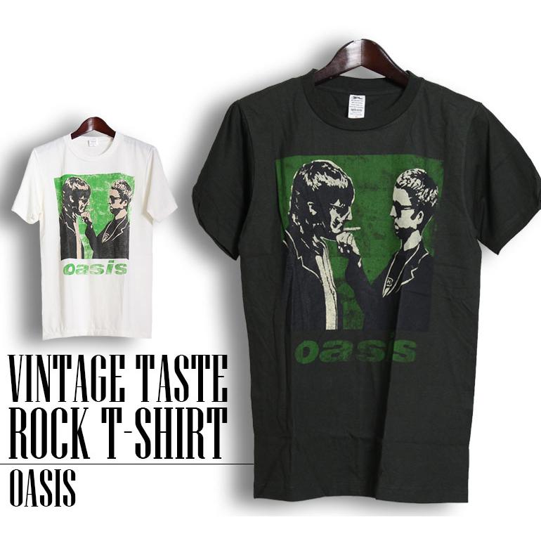 ヴィンテージロックtシャツ バンドtシャツ パンク OASIS オアシス M L