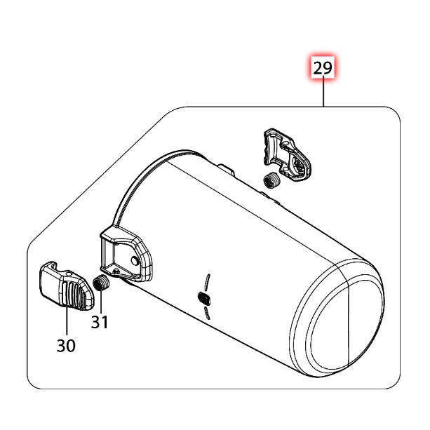 マキタ（makita） 部品 充電式サイクロンクリーナー CL286FD用
