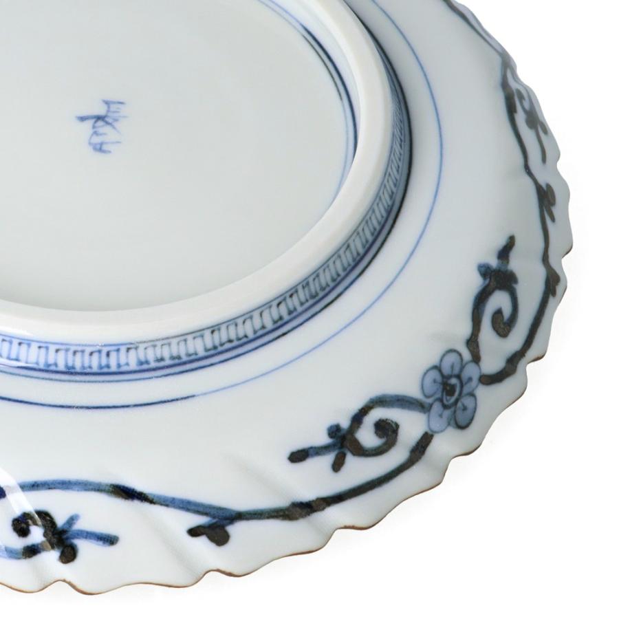 九谷焼 取皿揃 藍九谷梅鳥図 / 山本長左 ｜ 皿 中皿 17cm 5枚セット