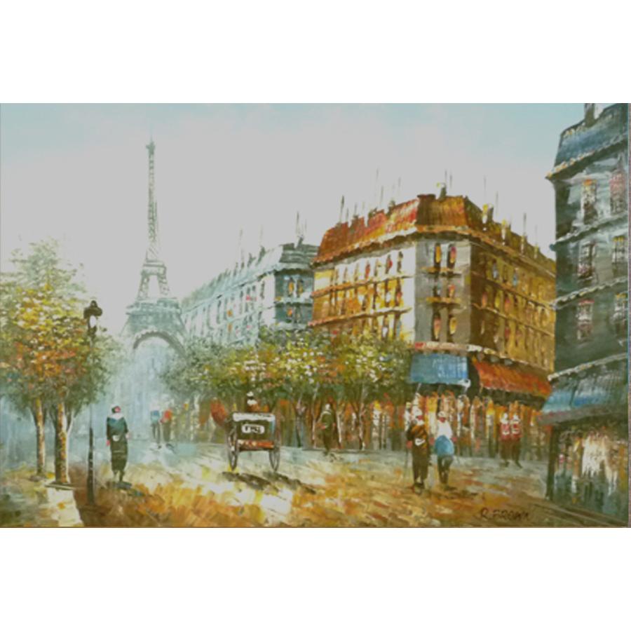 油絵肉筆絵画F40サイズ「Paris」