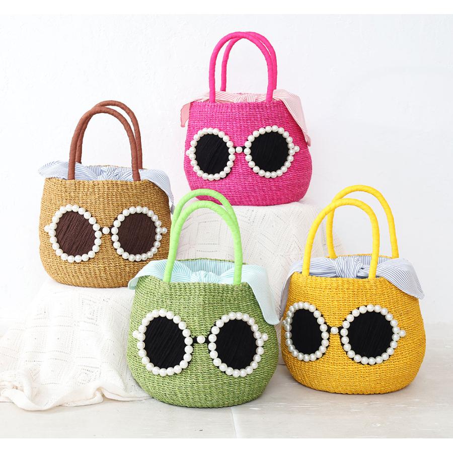 a-jolie（アジョリー） かごバッグ サングラスちゃんかごバッグL si