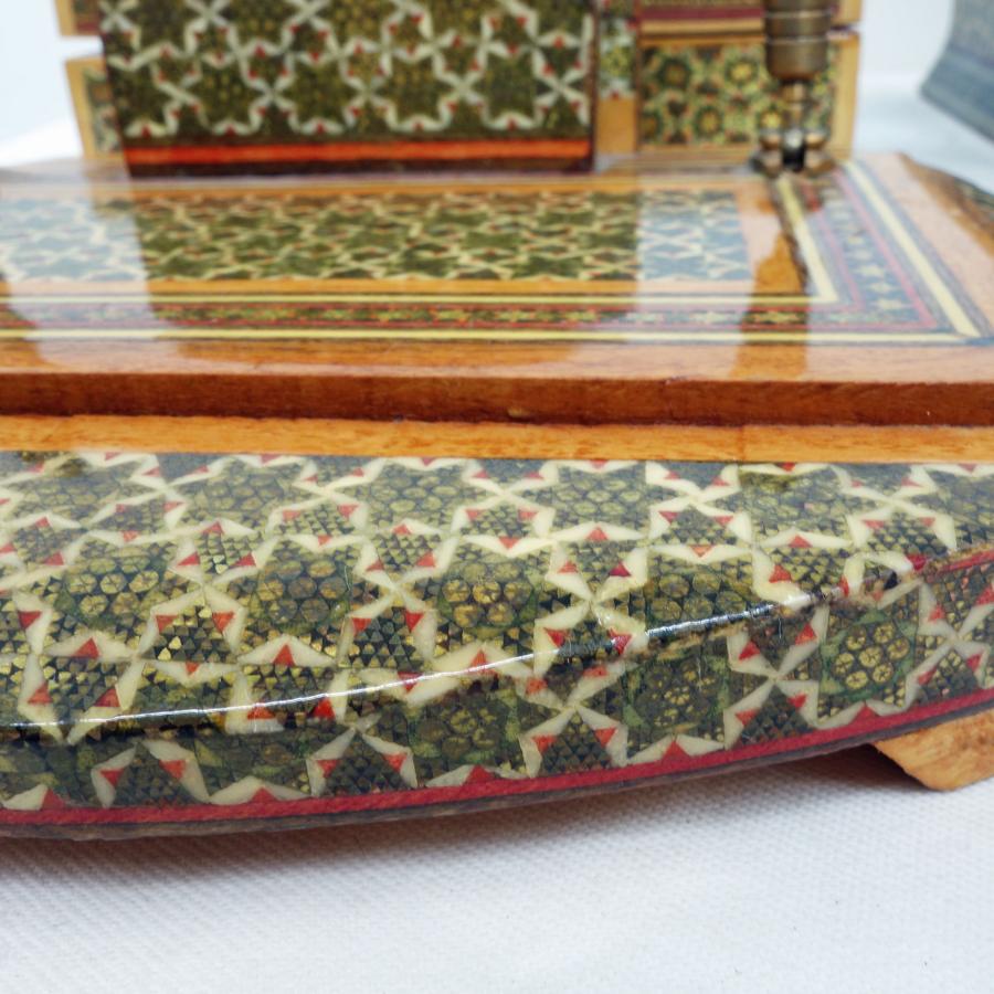 送料無料/未使用 ◇ ペルシャ 伝統工芸 ハータムカーリー/象嵌細工