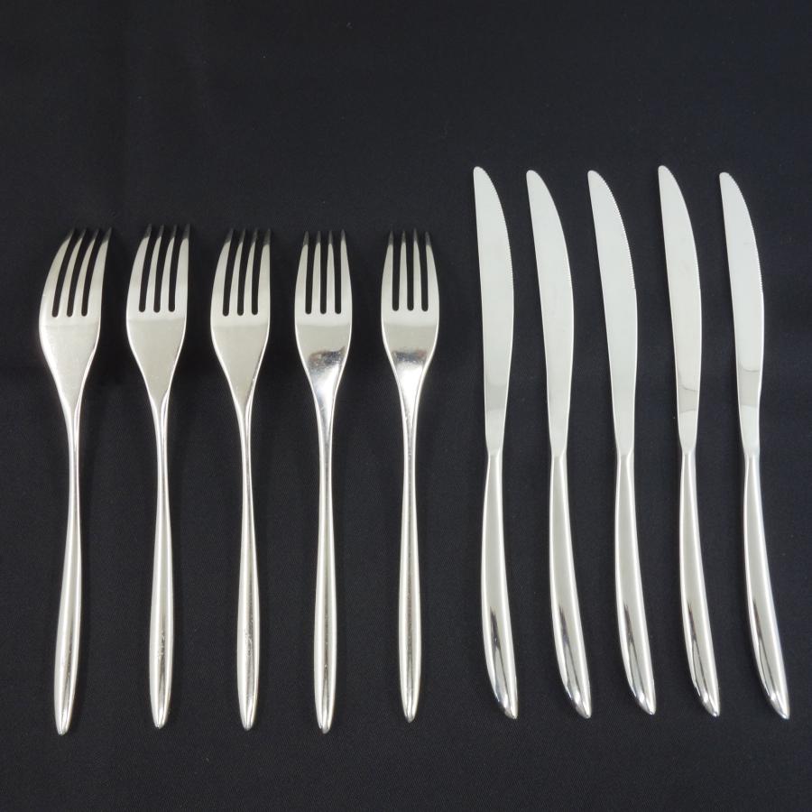 ノリタケ 送料無料 ◇ デザートナイフ 215mm フォーク 190mm 各5本