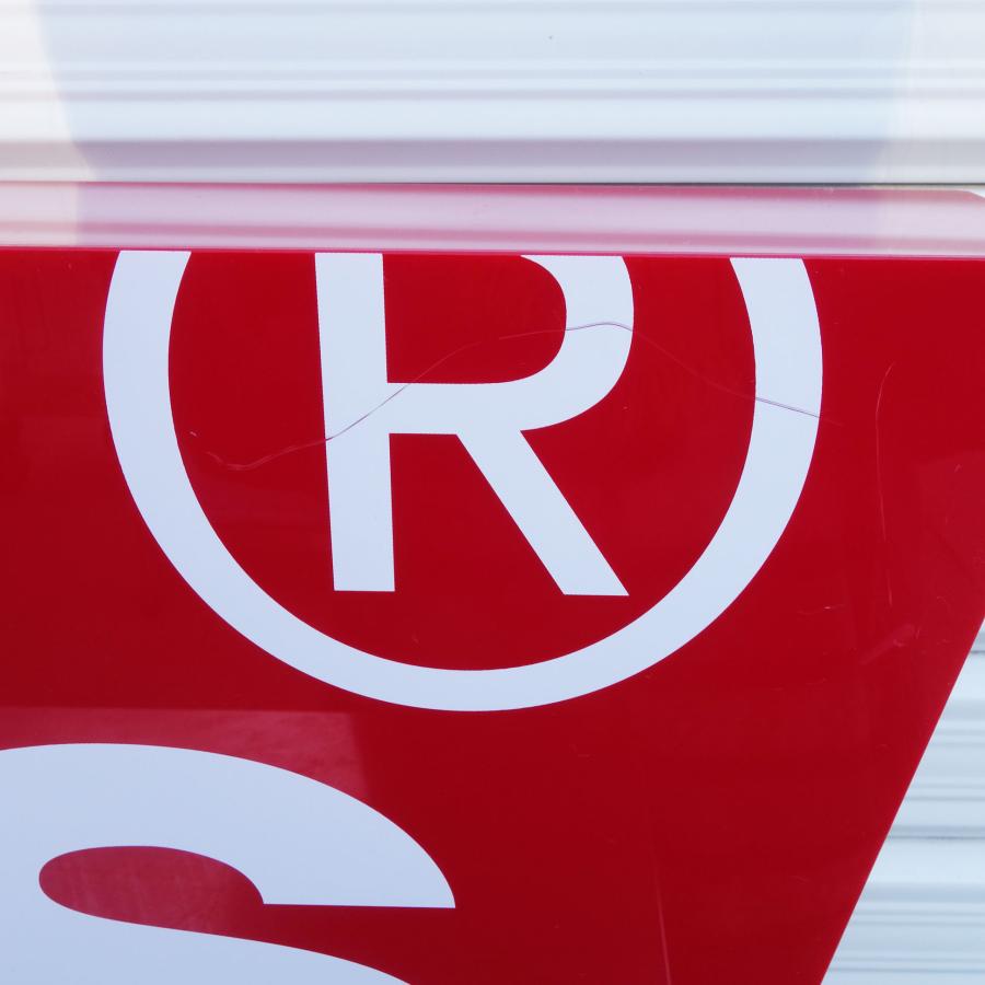 送料無料 ◇ LEVI'S 立体アクリル看板 両面 幅800×奥行100×高さ334mm