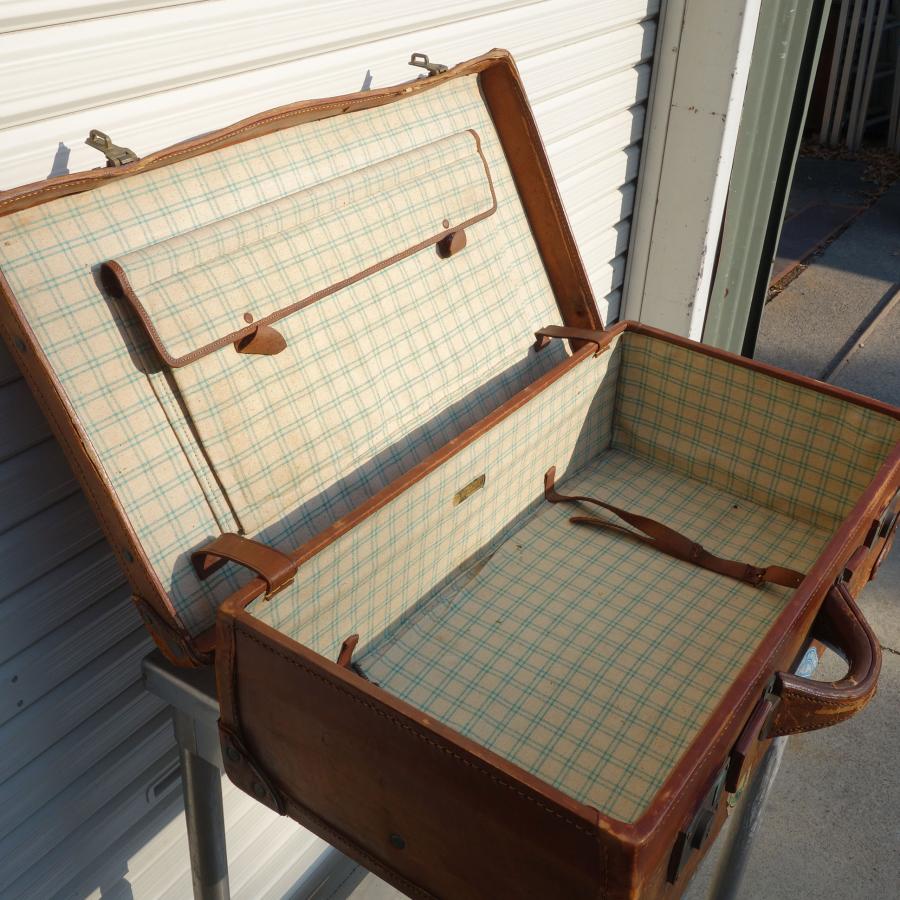 三越 TOKYO ビンテージ トランク ケース 革 ◇ 幅660×奥行400×高さ