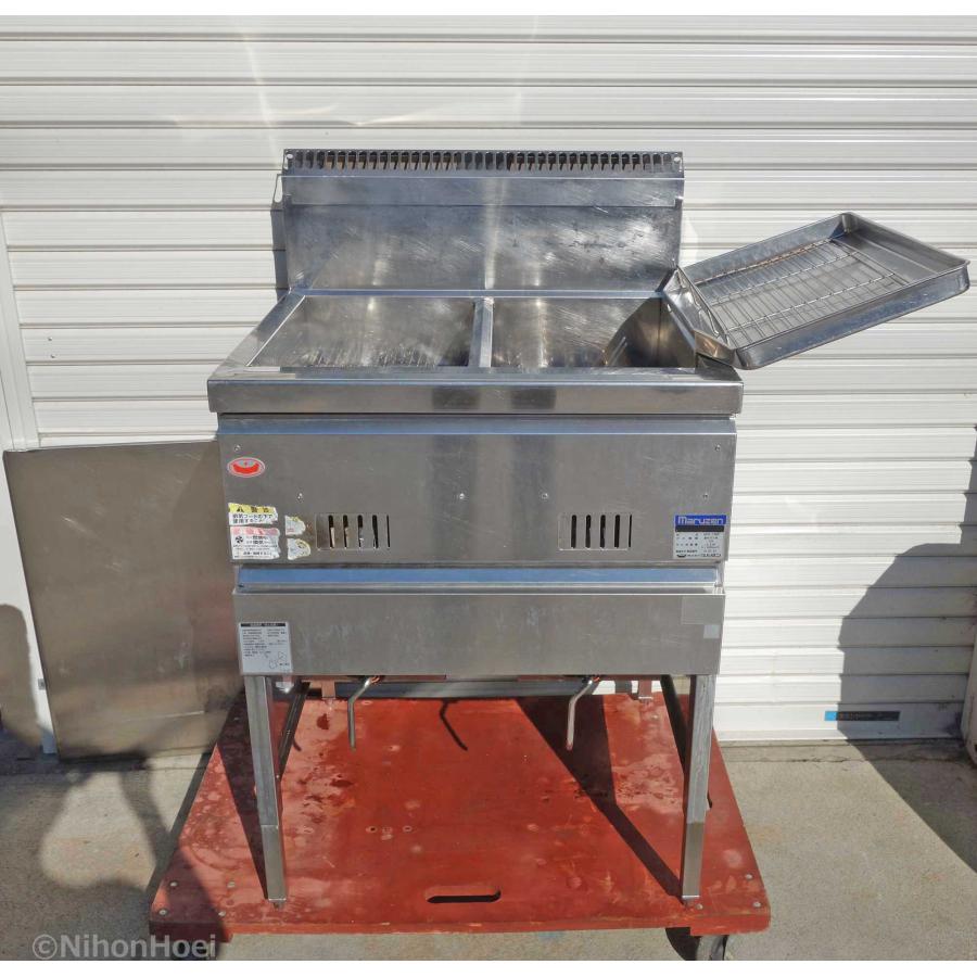 マルゼン（MARUZEN） ガス フライヤー 2槽 都市ガス 13L×2 ◇ MGF-13WK