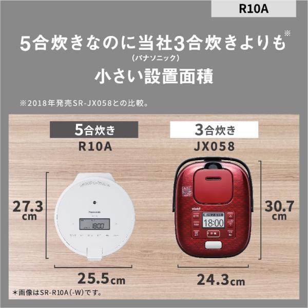 Panasonic（パナソニック） SR-R10A-G 炊飯器 5合炊き 圧力IH 圧力IH