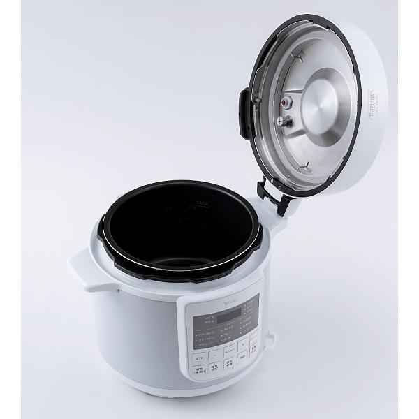 エムケー精工 電気圧力鍋 EA-240W 4L ヘルシーマルチポット エムケー