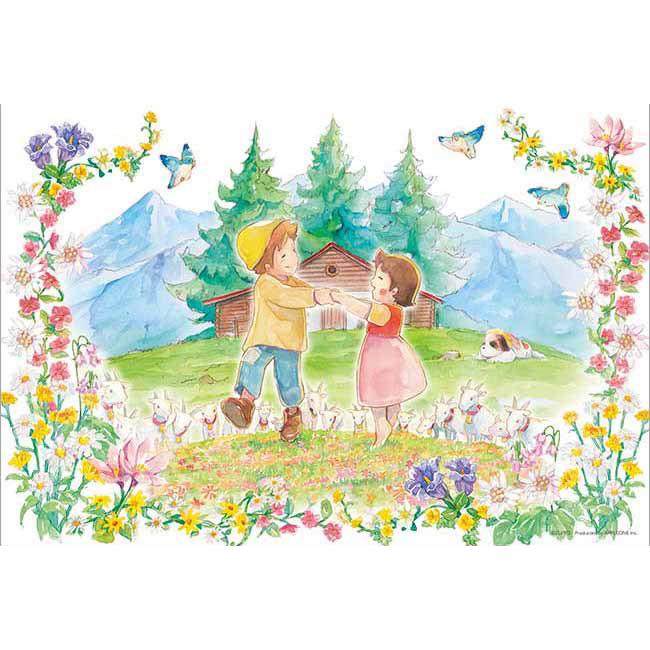 ジグソーパズル 春のダンス(アルプスの少女ハイジ) 300ピース APP-300