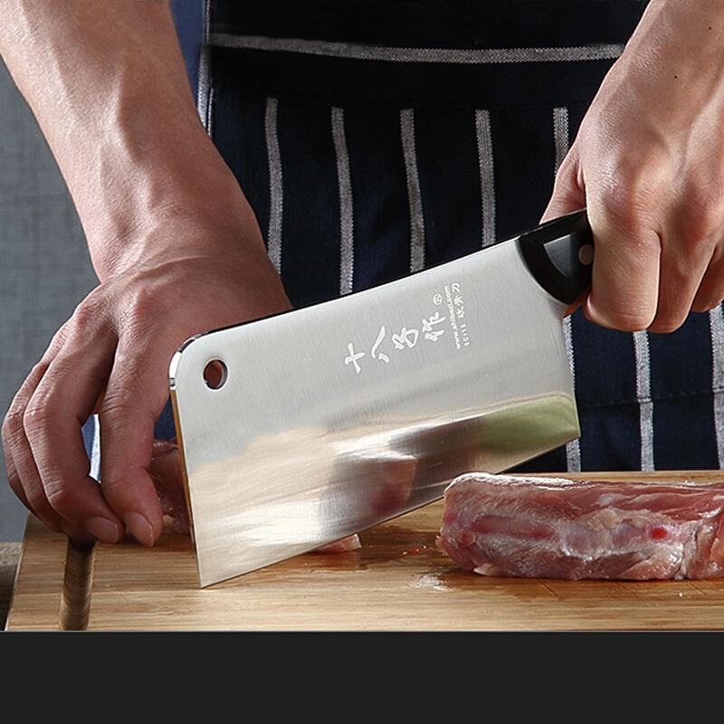 十八子作 【2点】二種類から選べる本格中華包丁厨房刀 業務用 家庭用