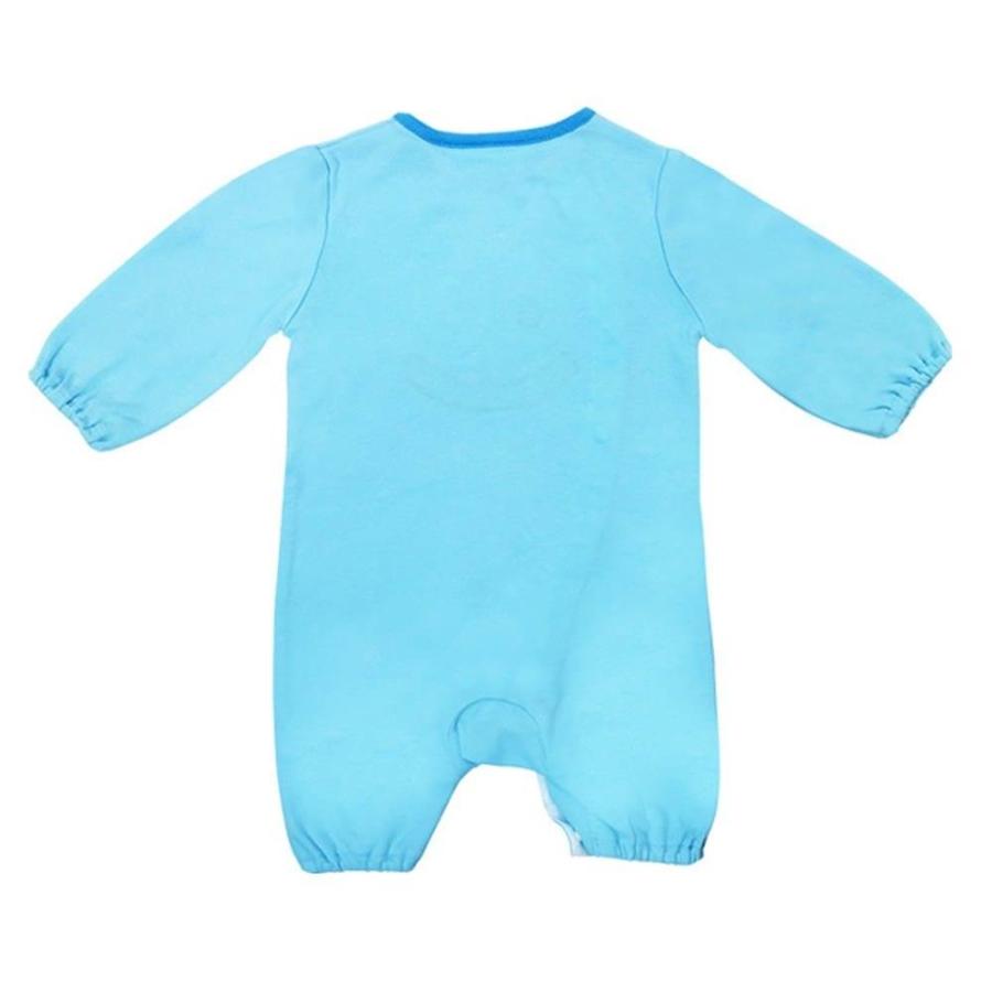 ドラクエベビー＆キッズ 長袖フィットオール スライム(ブルー×70-80cm