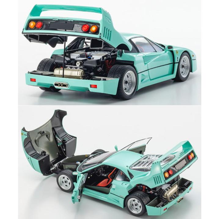 ☆カタログ】 京商オリジナル 1/18 フェラーリ F40 (ミントグリーン
